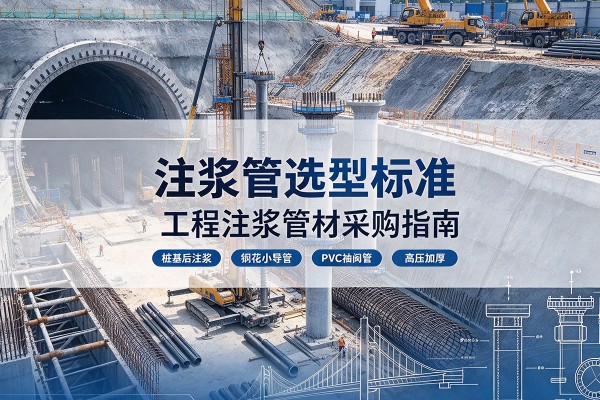 灵山注浆管选型标准