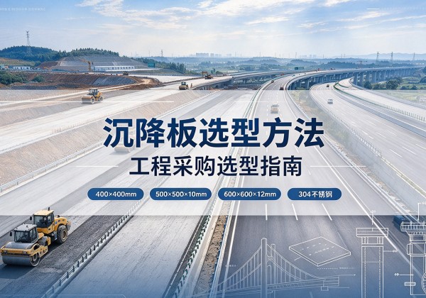 灵山沉降板选择方法